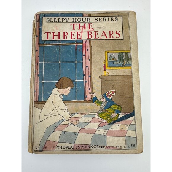 The Three Bears 1906 color illustrated children's book rare hardback - Picture 1 of 9